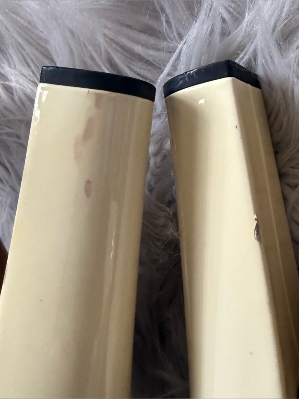 GUCCI Alyssa Horsebit Patent Leather Sandals Block Heel  Size 38 Size 8 - Picture 7 of 11